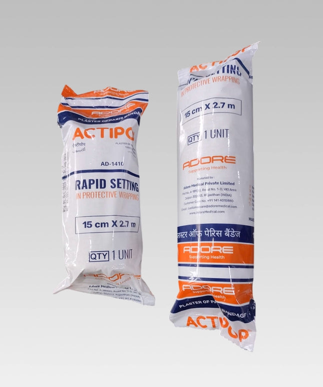 ACTIPOP Plaster of Paris Bandage for Orthopaedic Fracture Immobilisation | AD-1409/10