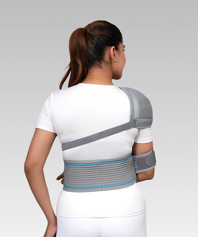 Adore Elastic Shoulder Immobilizer for Dislocation, Post-Surgery & Shoulder Sprain | AD-302