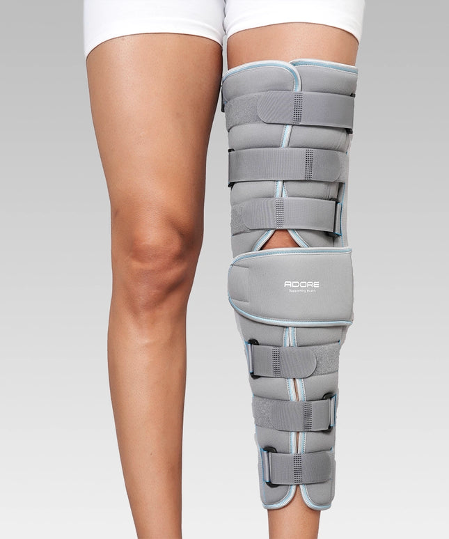 Adore Knee Immobilizer 22 Inch for Maximum Knee Stabilisation & Complex Fractures | AD-408