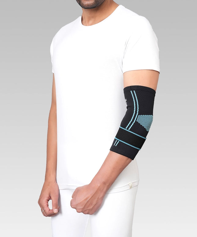 Adore Elbow Support with Strap (Plush Feel) for Tennis Elbow & Golfer's Elbow | AD-510
