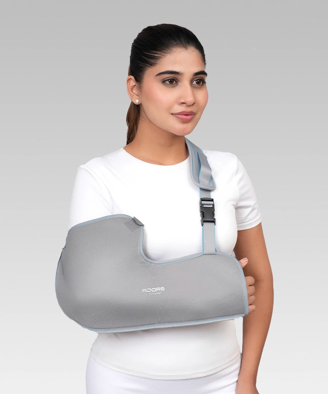 Adore Pouch Arm Sling Tropical for Arm Fracture, Wrist Fracture & Post-Surgery | AD-301