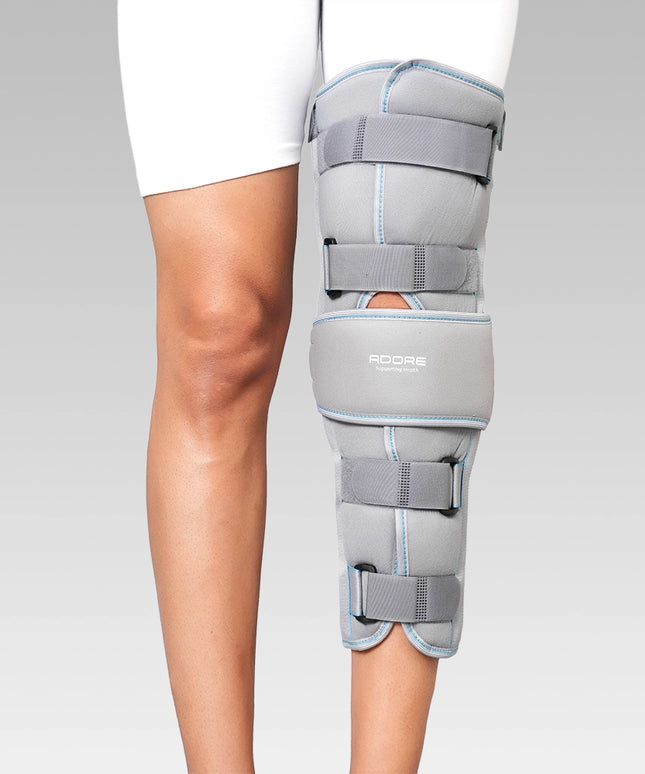 Adore Knee Immobilizer 19 Inch for Ligament Injury, Knee Fractures & Post-Op Recovery | AD-407