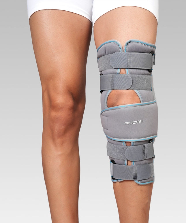 Adore Knee Immobilizer 14 Inch for Ligament Injury, Tibial Fractures & Post-Op Care | AD-406