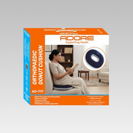 Adore Orthopaedic Donut Pillow for Coccyx Pain, Post-Delivery Recovery & Haemorrhoids | AD-717