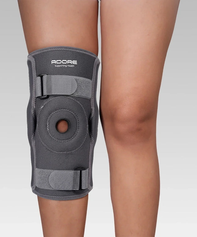 Adore Neoprene Hinged Knee Wrap for Osteoarthritis, Ligament Instability & Knee Sprain | AD-410