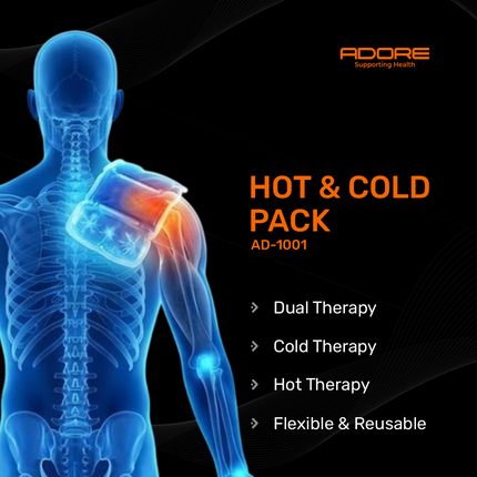 Adore Hot & Cold Pack for Lower Back Pain, Joint Pain & Muscle Spasms | AD-1001