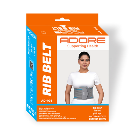 Adore Rib Belt for Rib Fracture, Chest Pain & Intercostal Muscle Strain | AD-104