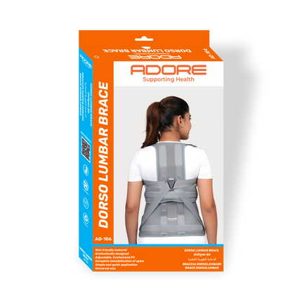 Adore Dorso Lumbar Brace for Spinal Posture Correction & Thoracic Support | AD-106