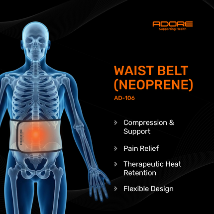Adore Neoprene Waist Belt for Abdominal Muscle Support & Post-Operative Recovery | AD-112