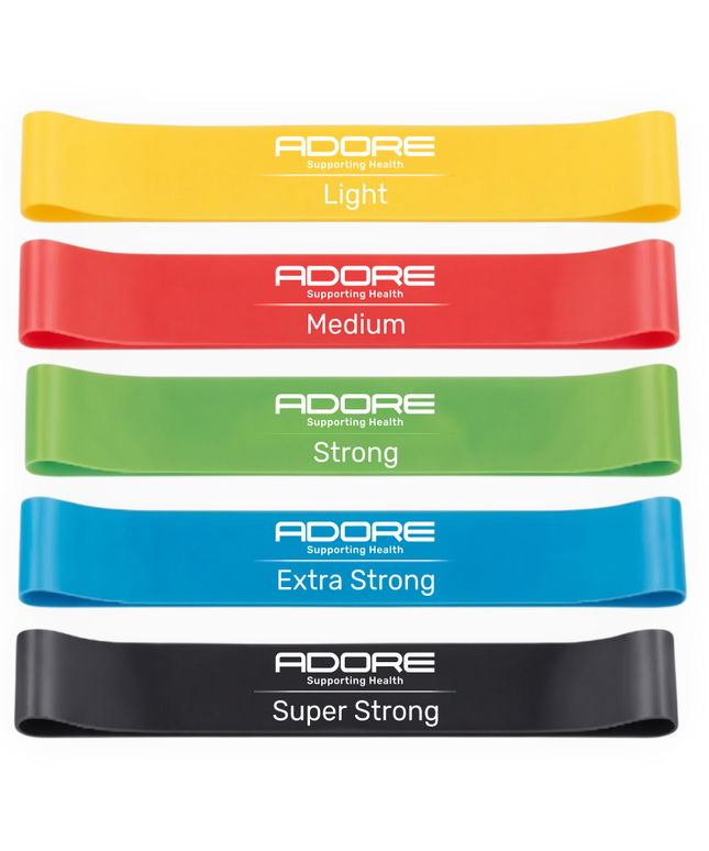 Adore Actiband Exercise Band for Physiotherapy, Muscle Strengthening & Rehabilitation | AD-1301