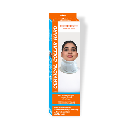 Adore Hard Cervical Collar for Cervical Fracture, Spondylitis & Whiplash | AD-205