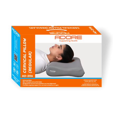 Adore Regular Cervical Pillow for Neck Support & Cervical Vertebrae Alignment | AD-206