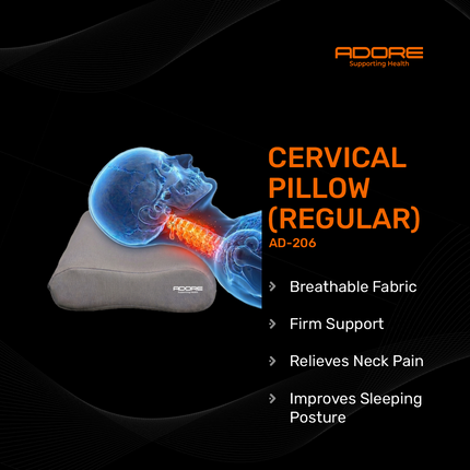 Adore Regular Cervical Pillow for Neck Support & Cervical Vertebrae Alignment | AD-206