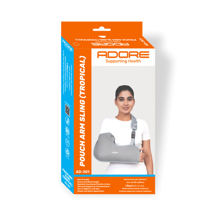 Adore Pouch Arm Sling Tropical for Arm Fracture, Wrist Fracture & Post-Surgery | AD-301