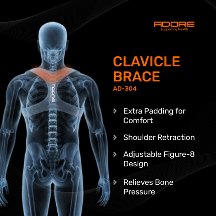 Adore Clavicle Brace for Clavicle Fracture, Strain & Posture Correction | AD-304
