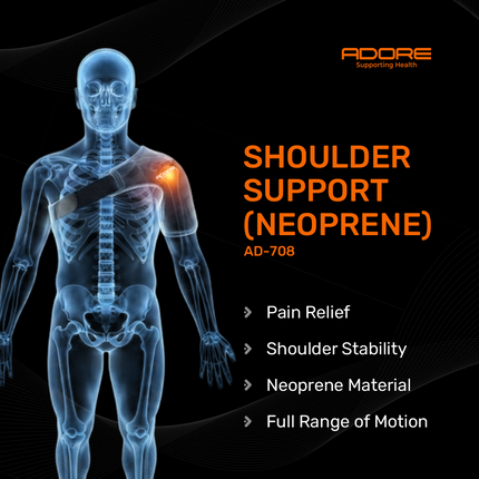 Adore Neoprene Shoulder Support for Rotator Cuff Injury, Arthritis & Bursitis | AD-305