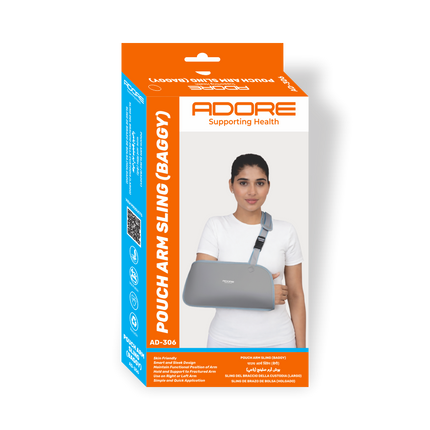 Adore Pouch Arm Sling Baggy for Post-Cast & Post-Surgery Arm Support | AD-306