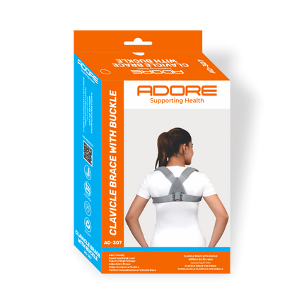 Adore Clavicle Brace with Buckle for Clavicle Fracture & Posture Support | AD-307