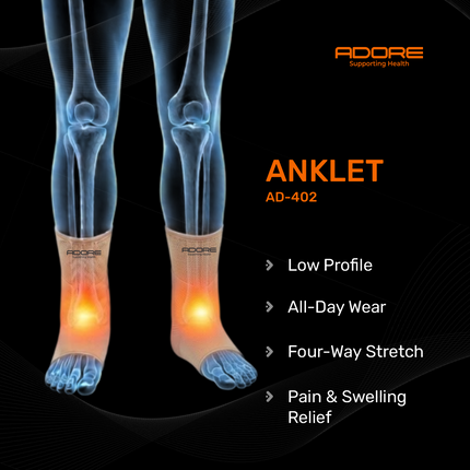 Adore Anklet for Lymphoedema, Varicose Veins & Chronic Venous Insufficiency | AD-402