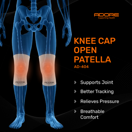 Adore Knee Cap Open Patella for Osteoarthritis, Ligament Injury & Knee Pain | AD-404