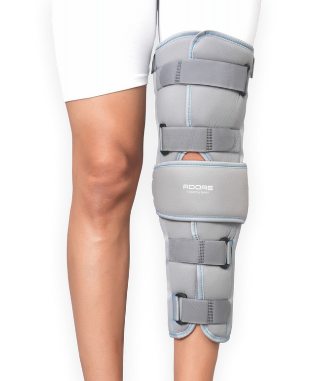 Adore Knee Immobilizer 19 Inch for Ligament Injury, Knee Fractures & Post-Op Recovery | AD-407