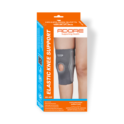 Adore Elastic Knee Support for Osteoarthritis, Ligament Injury & Knee Sprain | AD-409