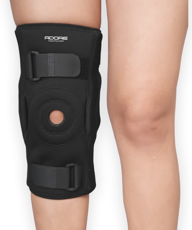 Adore Neoprene Hinged Knee Wrap for Osteoarthritis, Ligament Instability & Knee Sprain | AD-410