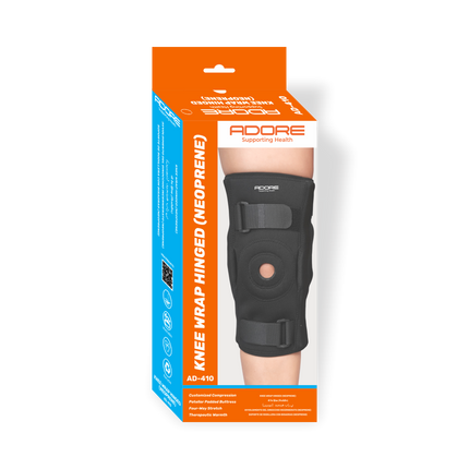 Adore Neoprene Hinged Knee Wrap for Osteoarthritis, Ligament Instability & Knee Sprain | AD-410