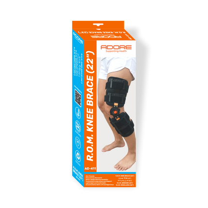 Adore R.O.M. Knee Brace for Knee Replacement, Ligament Instability & Osteoarthritis | AD-411