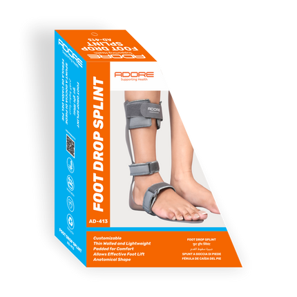 Adore Foot Drop Splint for Stroke, Spinal Cord Injury, Cerebral Palsy & Plantar Fasciitis | AD-413