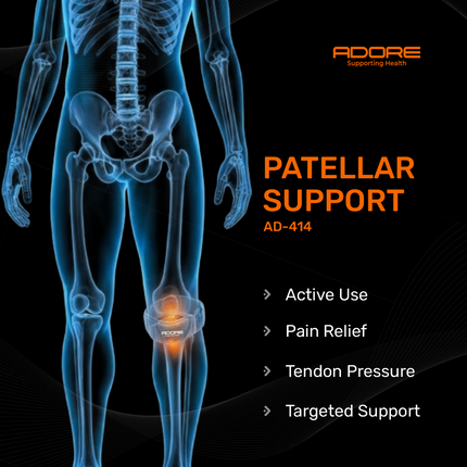 Adore Patellar Support for Patellofemoral Pain, Osgood-Schlatter & Patellar Dislocation | AD-414