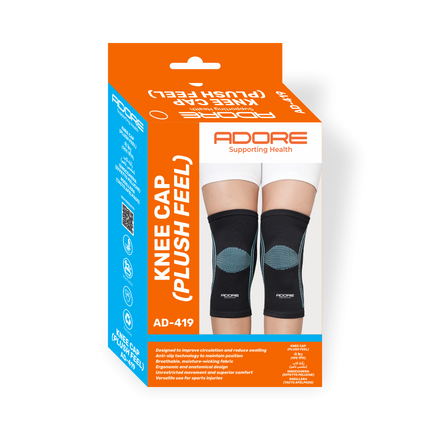 Adore Knee Cap Plush Feel for Patellar Maltracking, Knee Instability & Sports Support | AD-419