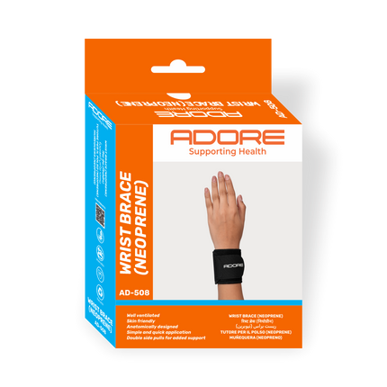 Adore Neoprene Wrist Brace for Tendonitis, Wrist Arthritis & Sports Prophylaxis | AD-508