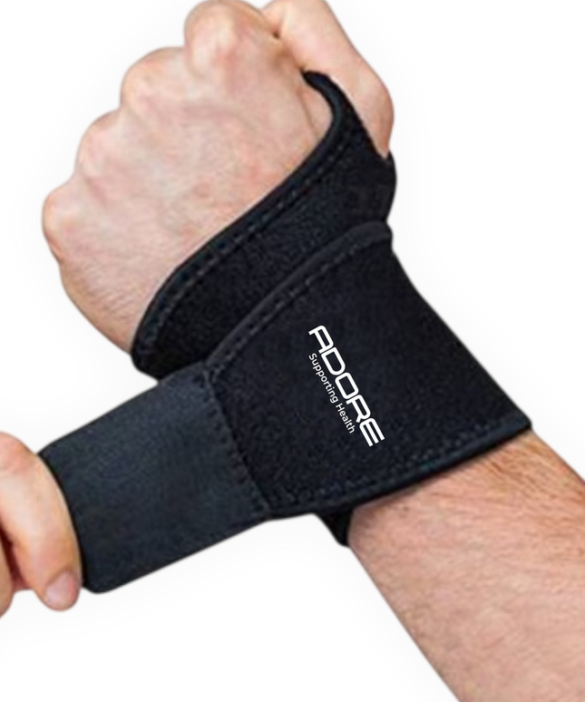 Adore Neoprene Wrist Brace With Thumb Support for Skier's Thumb, CMC Injury & Median Nerve | AD-509