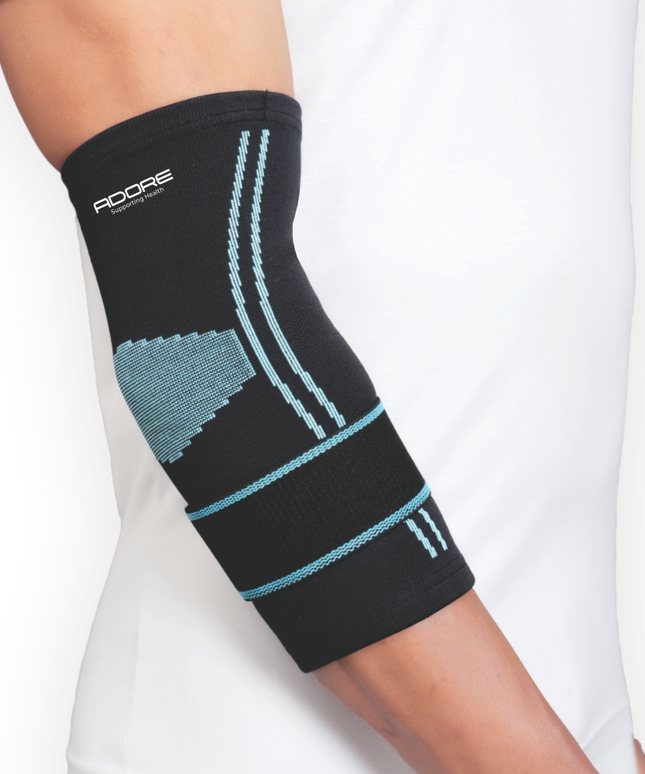 Adore Elbow Support with Strap (Plush Feel) for Tennis Elbow & Golfer's Elbow | AD-510