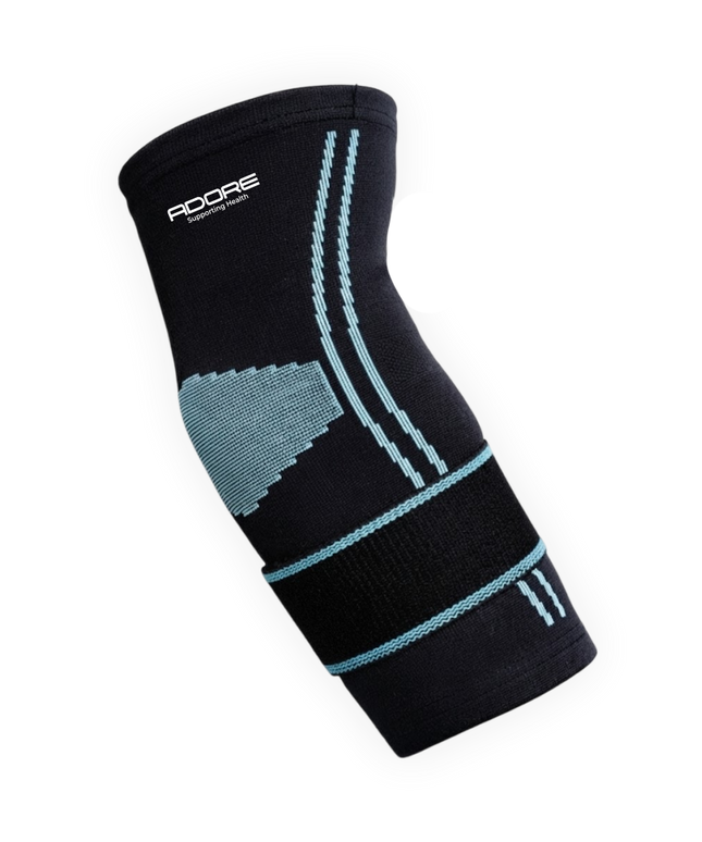 Adore Elbow Support with Strap (Plush Feel) for Tennis Elbow & Golfer's Elbow | AD-510