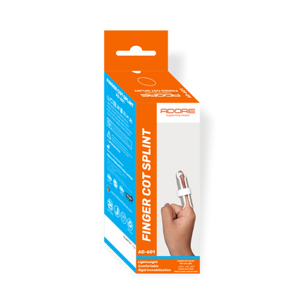 Adore Finger Cot Splint for Finger Fractures, Injuries & Post-Operative Care | AD-601