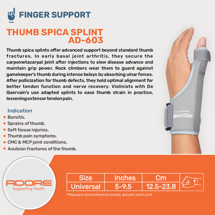 Adore Frog Splint for Interphalangeal Joint Injury & Finger Sprain | AD-602