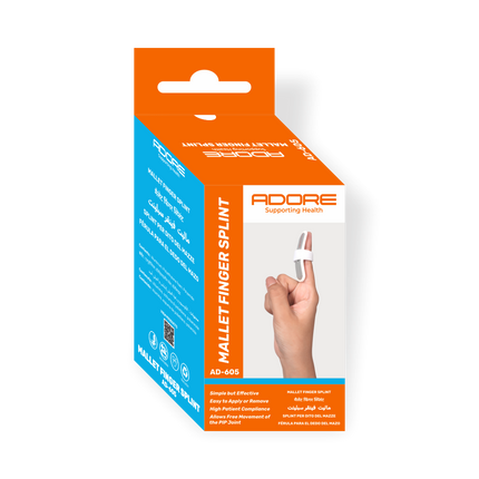 Adore Mallet Finger Splint for Mallet Finger Deformity & Extensor Tendon Injury | AD-605