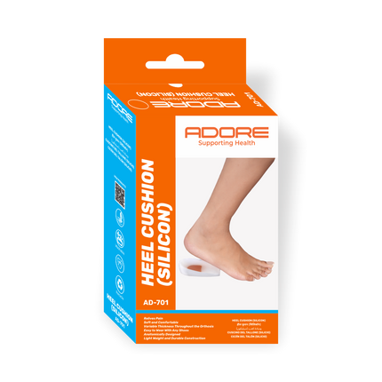 Adore Silicone Heel Cushion for Heel Pain, Heel Spurs & Achilles Tendonitis | AD-701