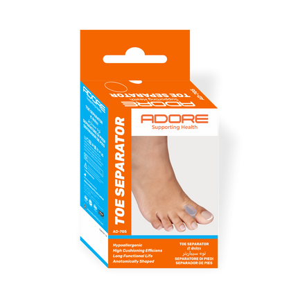 Adore Toe Separator for Bunions, Hallux Valgus, Hammertoes & Plantar Fasciitis | AD-705