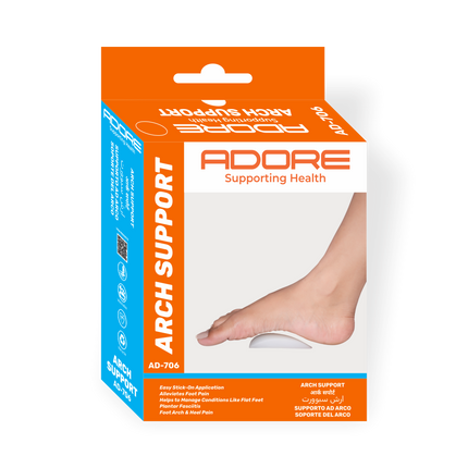 Adore Arch Support for Flat Foot, Plantar Fasciitis & Walking Discomfort | AD-706