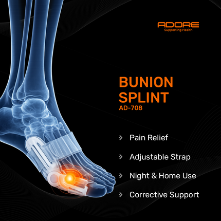 Adore Bunion Splint for Hallux Valgus Correction & Big Toe Realignment | AD-708