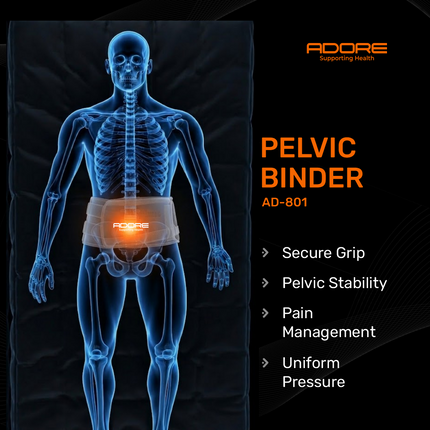 Adore Pelvic Binder for Lumbar Spondylitis, Vertebral Fractures & Pelvic Support | AD-801