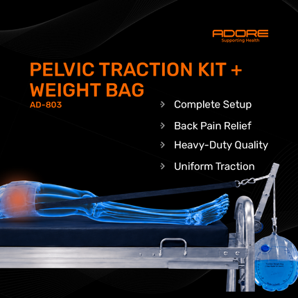 Adore Pelvic Traction Kit for Lumbar Spondylitis, Lower Back Pain & Vertebral Fractures | AD-803
