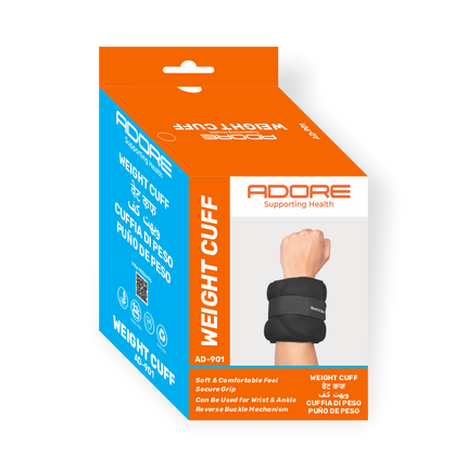 Adore Weight Cuff for Graded Exercise Therapy, Muscle Toning & Post-Cast Recovery | AD-901