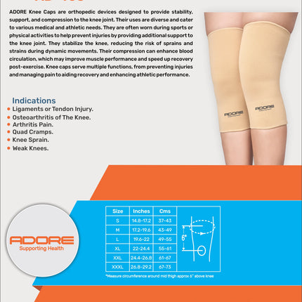 Adore Knee Cap for Osteoarthritis, Ligament Injury & Weak Knees | AD-403