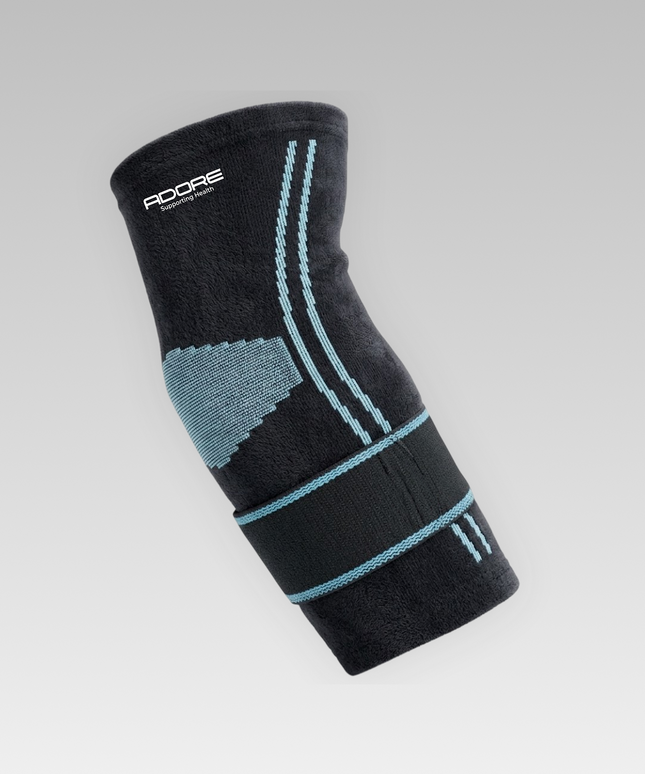 Adore Elbow Support with Strap (Plush Feel) for Tennis Elbow & Golfer's Elbow | AD-510