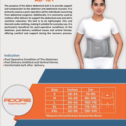 Adore Abdominal Belt for Post-Surgery & Post-Delivery Support | AD-101